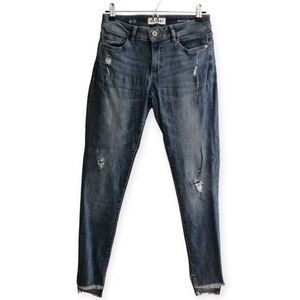 DL1961 Emma Power Denim Leggings Jeggings Step Fray Hem in Melbourne Size 27
